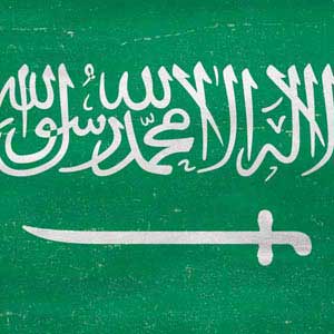 Saudi Arabia Flag Distressed Beats Solo 3 Wireless Skin